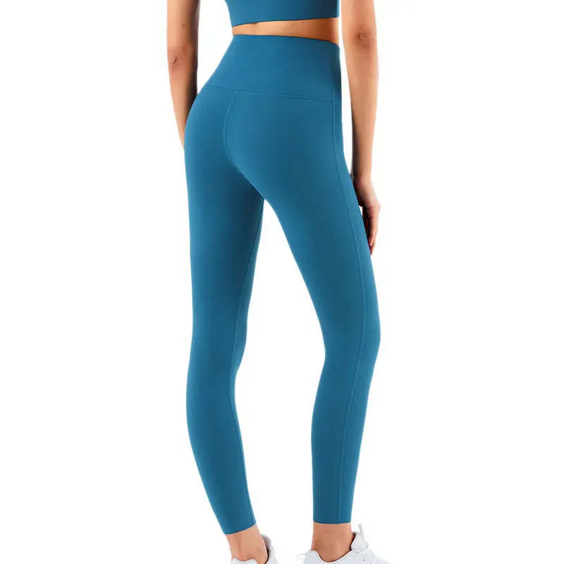 

Штаны Для Йоги Naked Feel No Front Seam штаны из лайкры тканевые леггинсы с высокой талией спортивные женские фитнес эластичные спортивные колготки