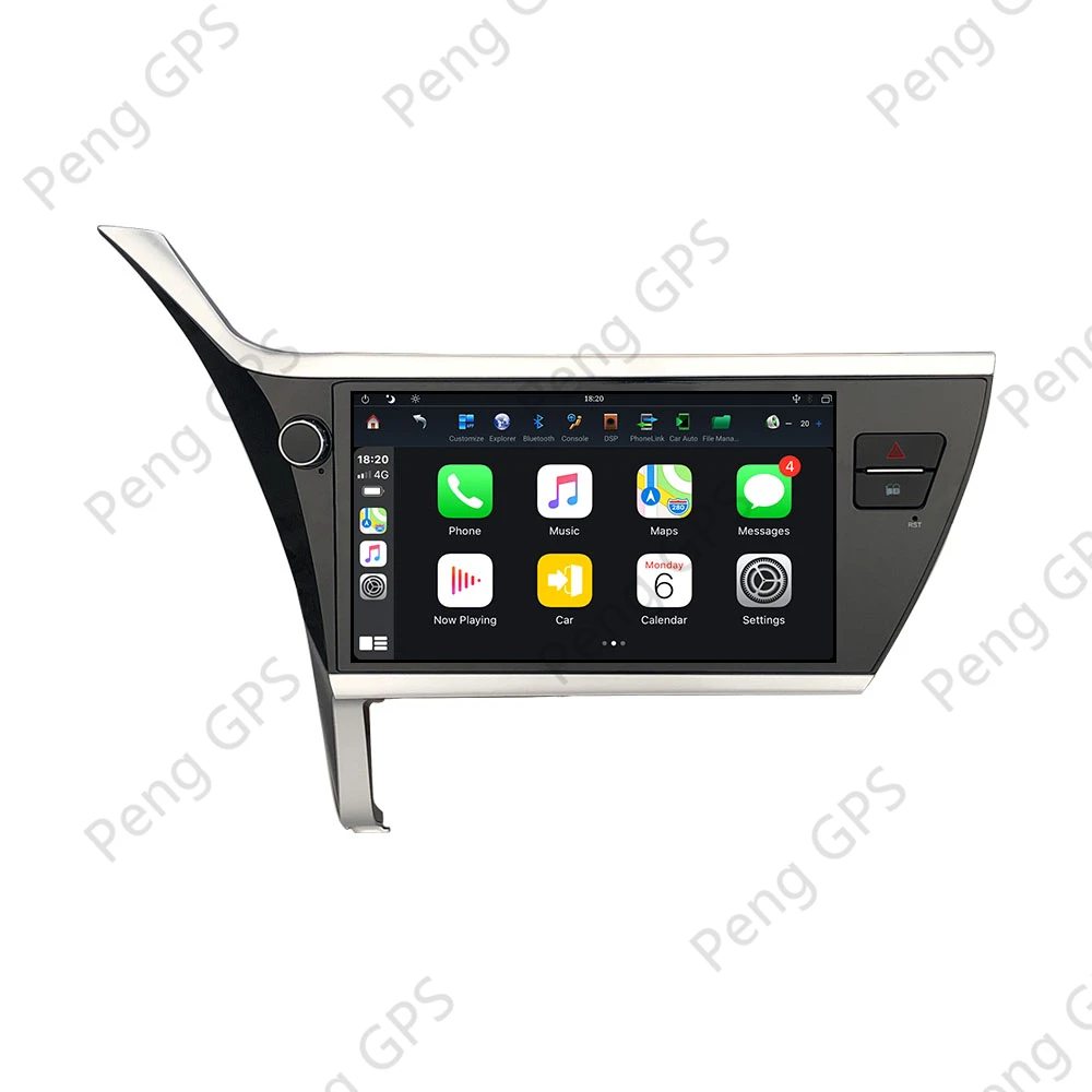 

Android 9.0 Multimedia Unit for Toyota Corolla 2017 2018 Car GPS Streaming Media Rear View Mirror Touch Screen 1080p Rear Camera