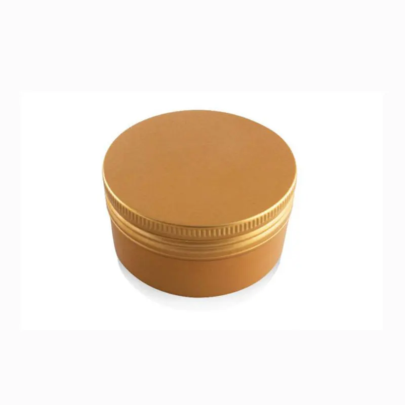 

80ml 50pcs/lot Candle Jar Empty Cosmetic Containers Aluminum Cream Container Refillable Packaging Box Colorful Tin Metal Can