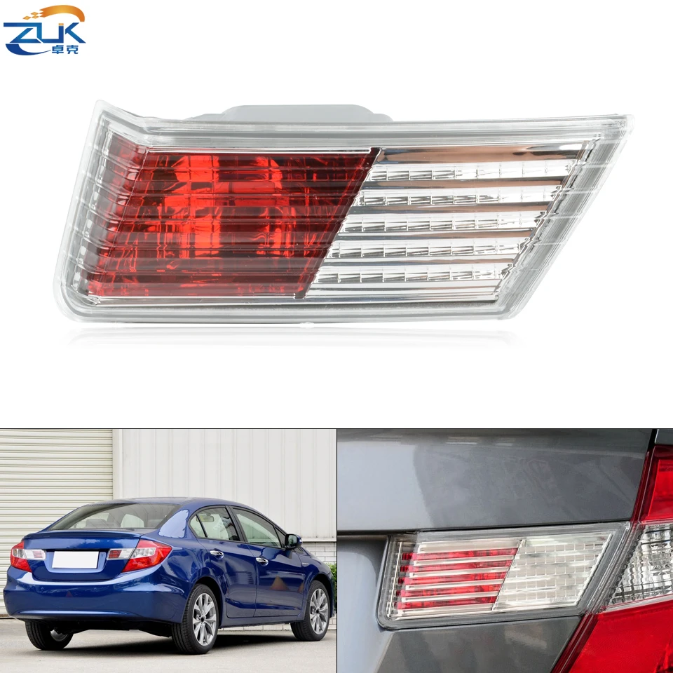 ZUK для хвостовой части автомобиля светильник углеродное волокно Задняя Крышка