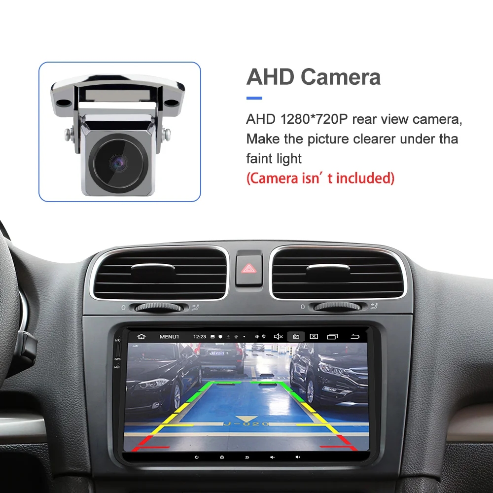 Isudar 9 дюймов 2 Din Android авто радио для VW/Volkswagen/POLO/Golf/Passat/Skoda/Octavia/Seat/Leon GPS Автомобильный