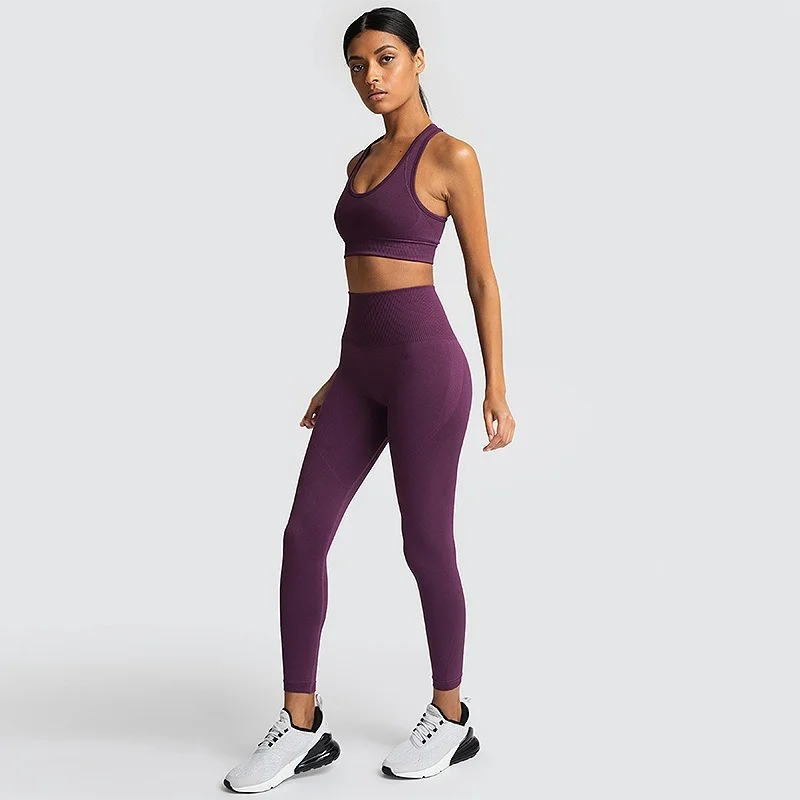 

Fitness Suit Trousers Exposed Navel Strap Bra Outdoor Sports Yoga Shark Pattern Suit Female Two Piece Yoga Set Women