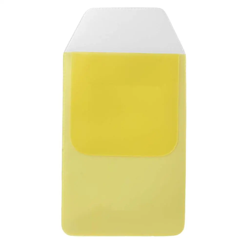 Yellow XRHYY 2 шт сверхмощный разные цвета ПВХ ручки сумки доктора медсестры вставлены герметичный Карманный Протектор для школы больницы офиса - Цвет: Yellow