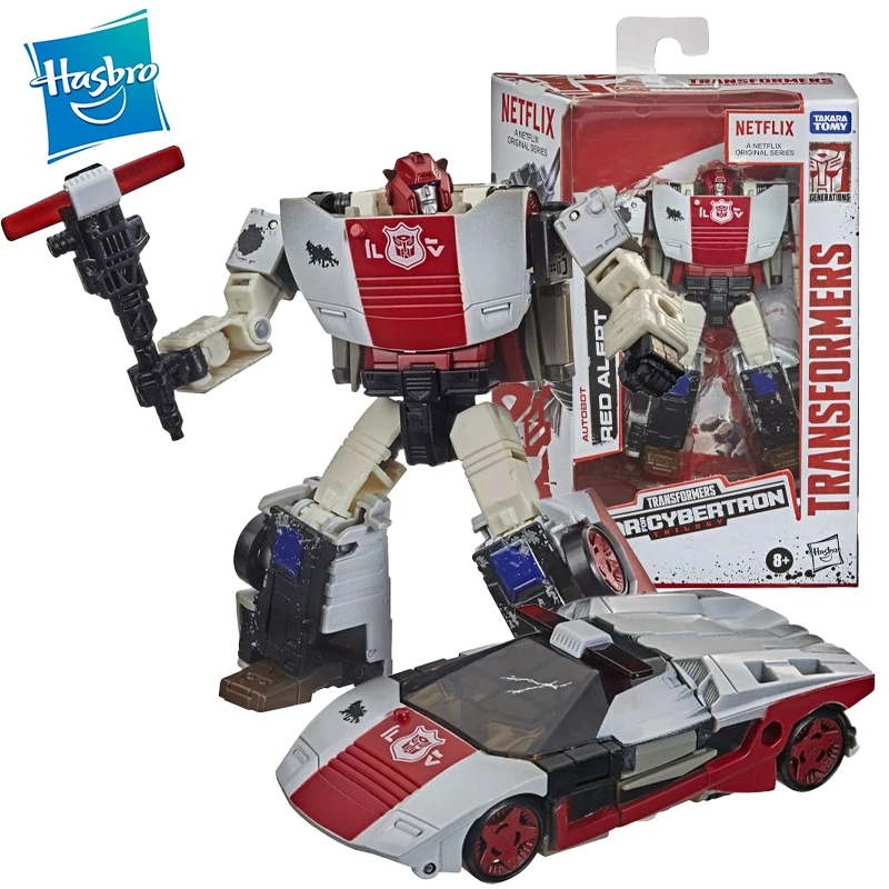 

Hasbro Transformers Movie peripheral model G series Netflix 3C Red Alert 6inch Toys Holiday gifts