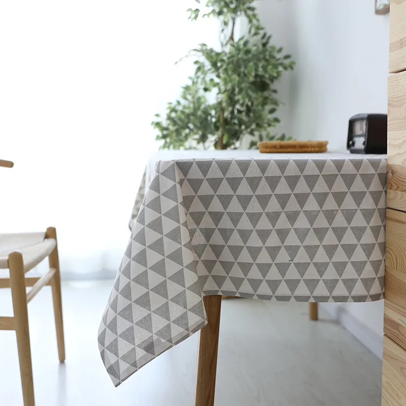 Черно-белые полосатые скатерти новый стиль декоративная элегантная