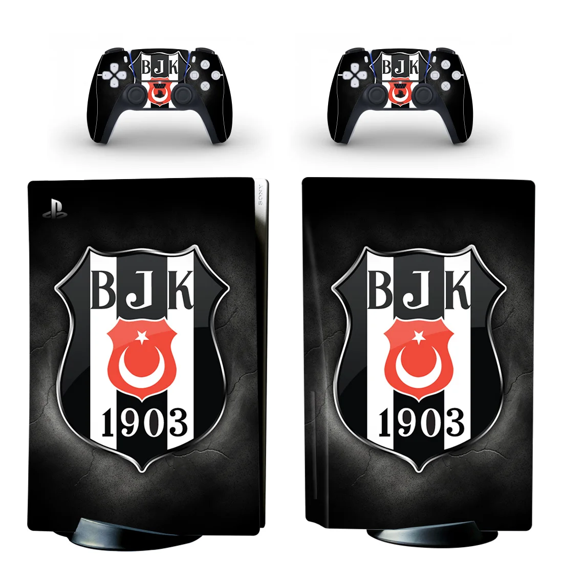 

Наклейка для консоли PlayStation 5 и 2 контроллеров, Турция Besiktas BJK PS5