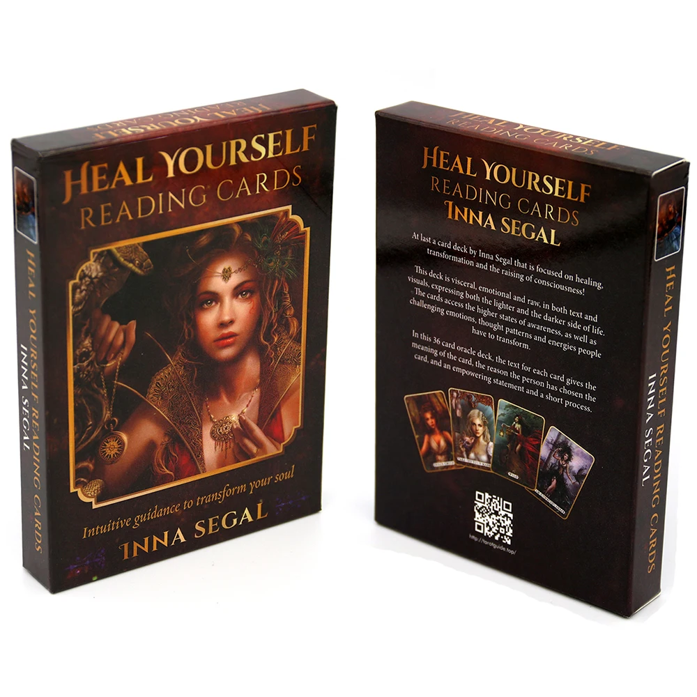 Карточки для чтения Heal Yourself интуитивное руководство преобразования вашей души