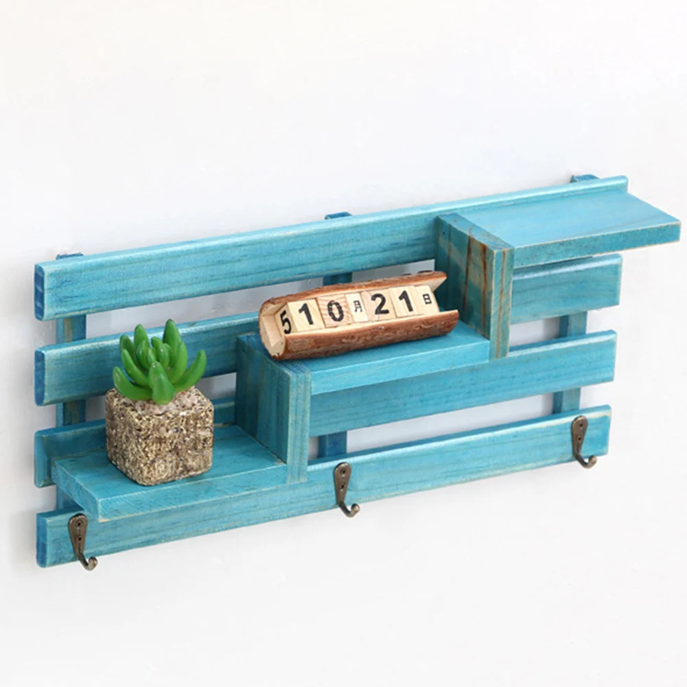 Лестница настенная подвесная деревянная полка крюк спальня гостиная украшение