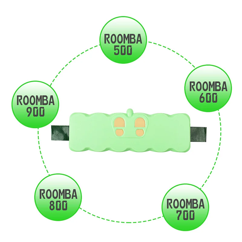 Powtree 6400mAh 14.4V Li-ion Rechargeable Battery For iRobot Roomba 500 550 620 650 760 770 800 series vacuum cleaner battery |