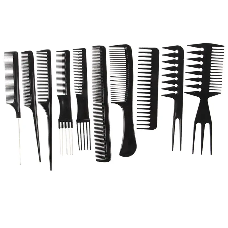 

10 x COMBS PROFESSIONAL COMB FOR HAIRDRESSER