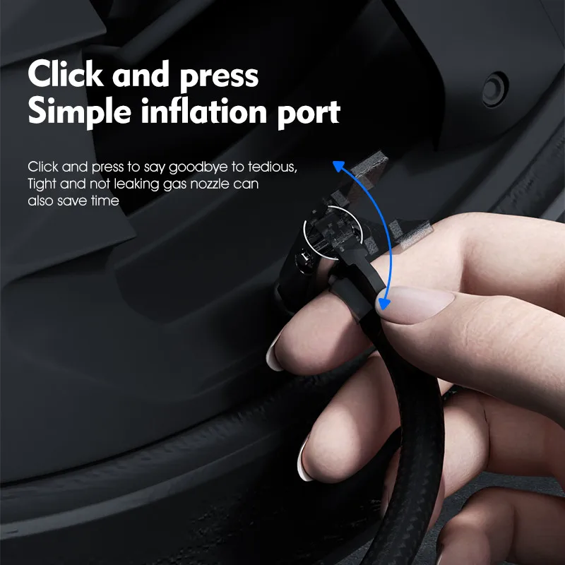 

Licheers Portable Car Air Compressor 12V Digital Tire Inflator Air Pump 100 PSI Auto Air Pump for Car Motorcycle LED Light Tire