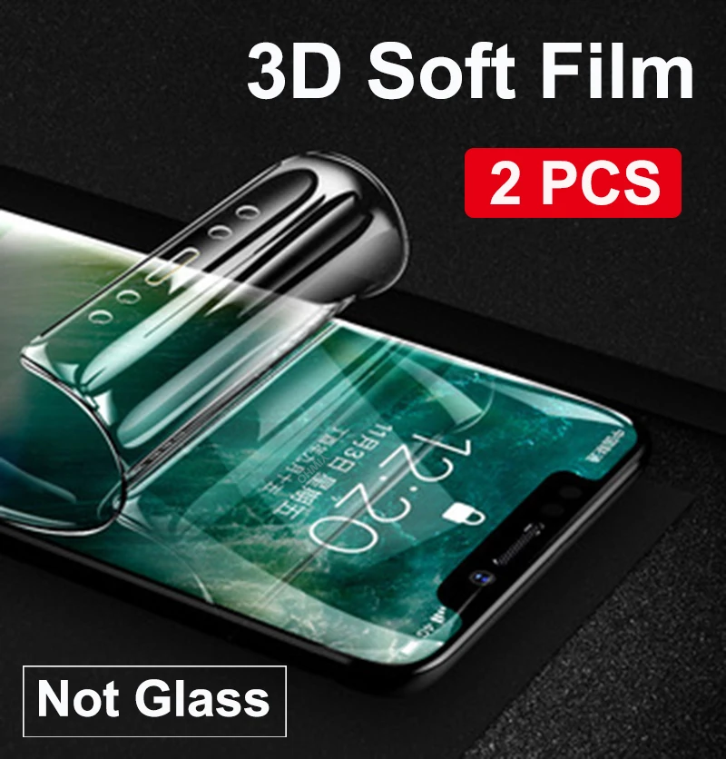 2 шт. защитная пленка для Samsung Galaxy S10 Plus S10E S9 S8 Note 8 9 S 10 мягкая Гидрогелевая не