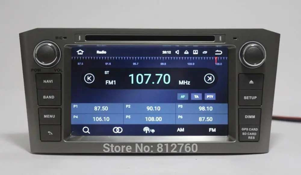 Nedehe Новый Android 9 0 octa core 4G RAM автомобильный dvd-плеер для Toyota Avensis 2003-2008 Радио Стерео GPS