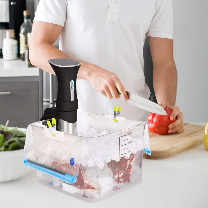 Sous-Vide Bags Essentials Kit for Anova Cooker Reusable Food Storage Freezer and Water Cooking 10 Vacuum Sealed with | Дом и сад