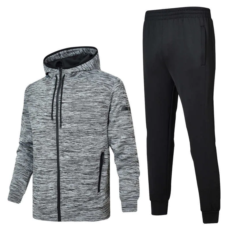 Мужские спортивные комплекты модный спортивный костюм Мужская осенняя одежда
