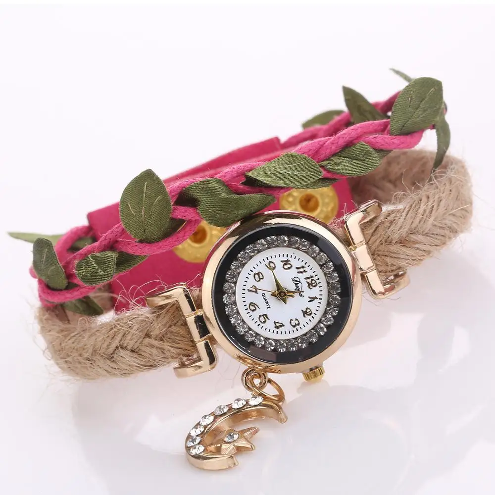 Новые оригинальные женские часы плетеный кулон ретро браслет кварцевые наручные