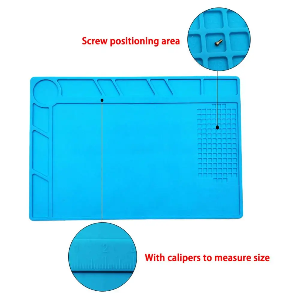 Теплоизоляционная паяльная станция Термостойкий рабочий коврик |