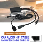 Автомобильный аудио Bluetooth 5,0 HIFI кабель адаптер микрофон для BMW E54 E39 E46 E38 E53 X5