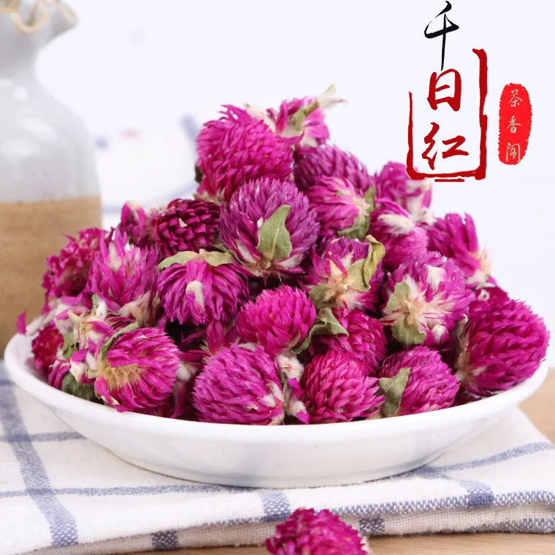 

Bulk Herbal Tea Globe Amaranth Beauty Health Slimming Flower Tea Women Gift Wedding Decoration