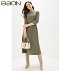 Тёплое женское платье-миди Baon B459551