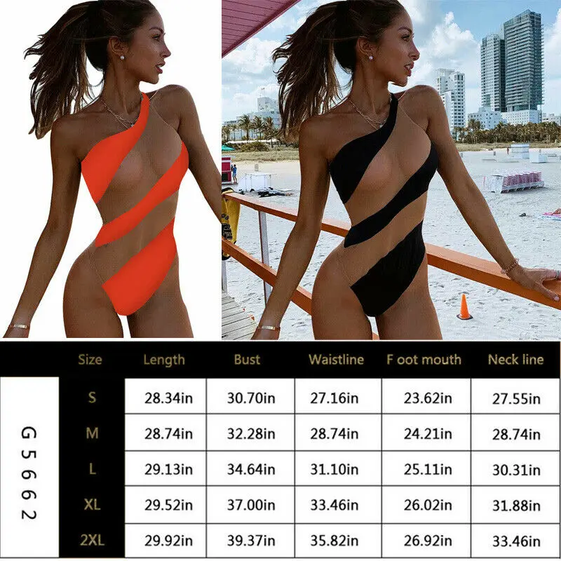 Новинка 2020 Женский цельный прозрачный купальник бикини стринги монокини в стиле