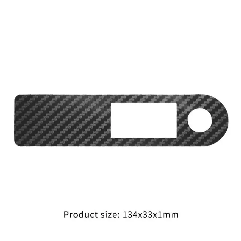 Scooter Black Protective Sticker Carbon Fiber PVC Central Controller Non-slip Film for Xiaomi M365 Pro Electric Parts | Спорт и