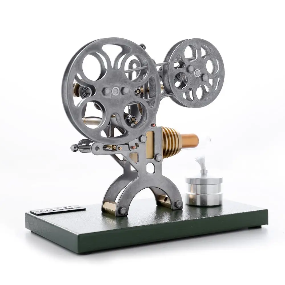 Модель двигателя из нержавеющей стали с горячим воздухом ретро проектор модель