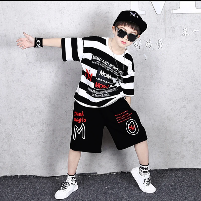 Комплект летней одежды для маленьких мальчиков комплекты из свободных