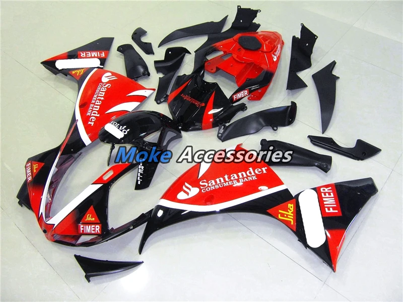 

Motorcycle Fairings Kit Fit For Yzf R1 2009 2010 2011 2012 Bodywork Set High Quality Abs Injection Black Red
