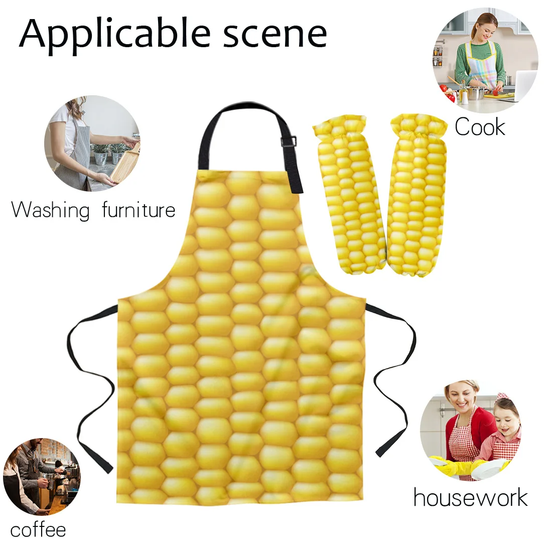 Фартук для кухни бара ресторана без рукавов домашней работы женщин детей | Дом и