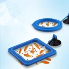 Новое аквариумное кольцо для кормления, станция для аквариума, плавающий поддон для корма, квадратный, Круглый аксессуар водных растений, плавучая присоска