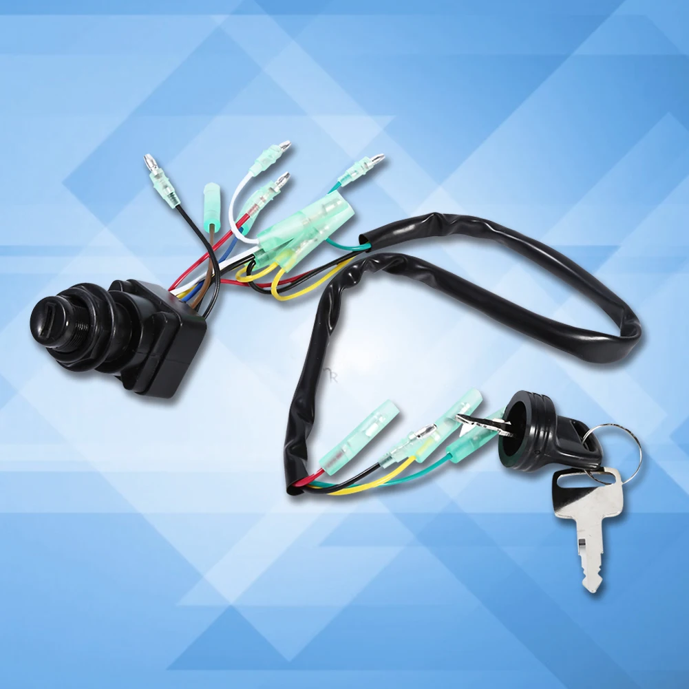 Зажигания основной перключатель ASSY приходят с соответствующими переключатель и ключи подходит для Yamaha лодочный мотор Управление коробка 703-82510-43-00