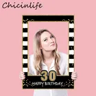 Chicinlife 1 шт. 1 16th 21st 30th 40th 50th 60th фотокамера рамка реквизит для взрослых на день рождения годовщину 1-й День рождения принадлежности
