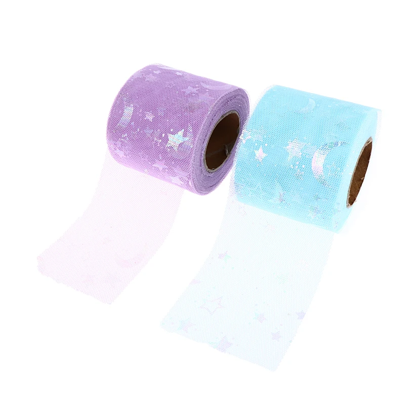 25 ярдов 60 мм блестящая Звезда красивая и интересная Блестящая лента материал