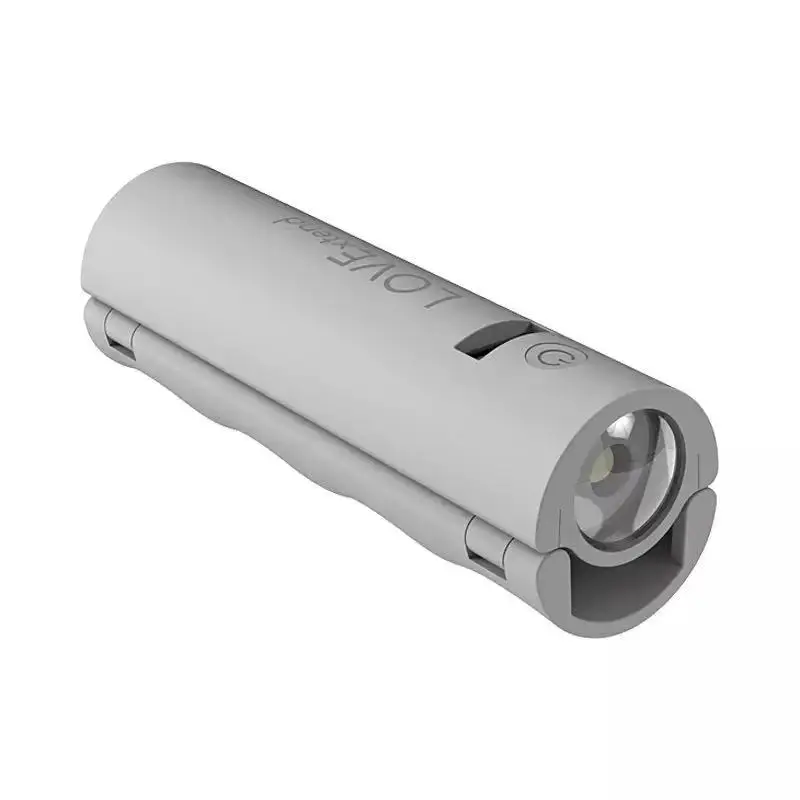 Gray XIAOMI MIJIA ULlife Фонарик светодиодный уличный фонарик портативный мобильный ручка питания 3 в 1 Многофункциональный usb зарядка удобство - Цвет: Gray