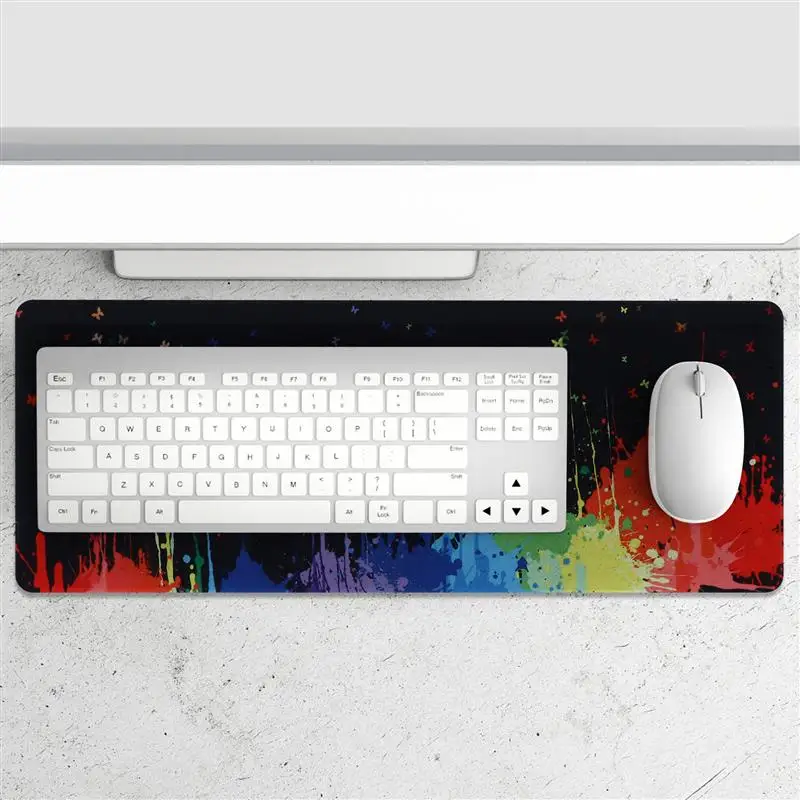 

Colorful Large Non-slip Mouse Pad Office Anti-slip Computer Game Keyboard Pad