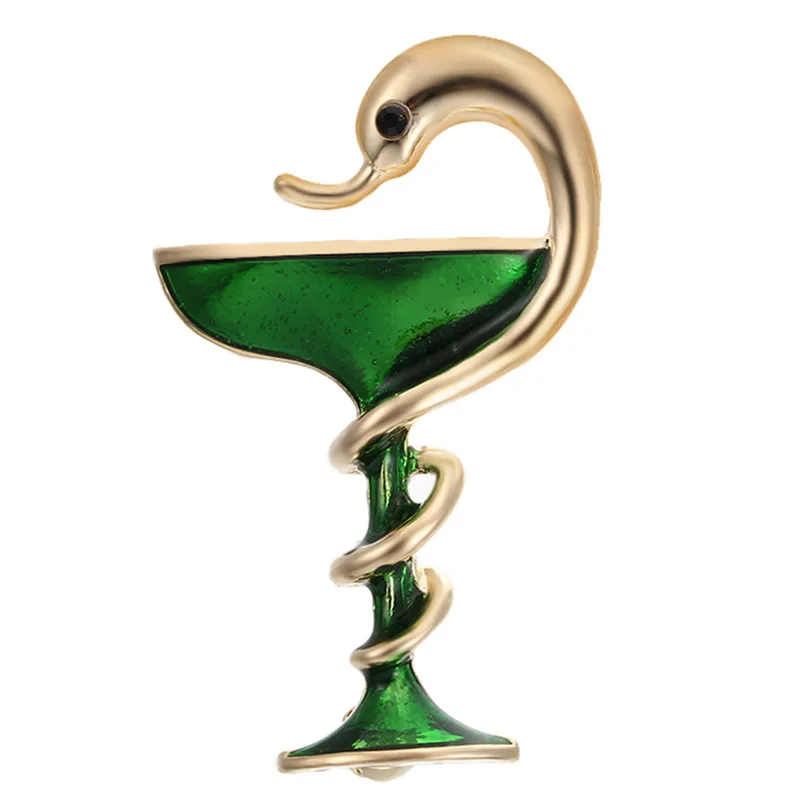 Специальный красный трофей памятный Кубок с Броши со змеями булавки для женщин