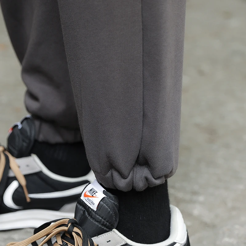 

MRDONOO Autumn Men's Jogger Pants Casual Drawstring Sweatpants Harem Pants Loose Large size Trousers Dropshipping