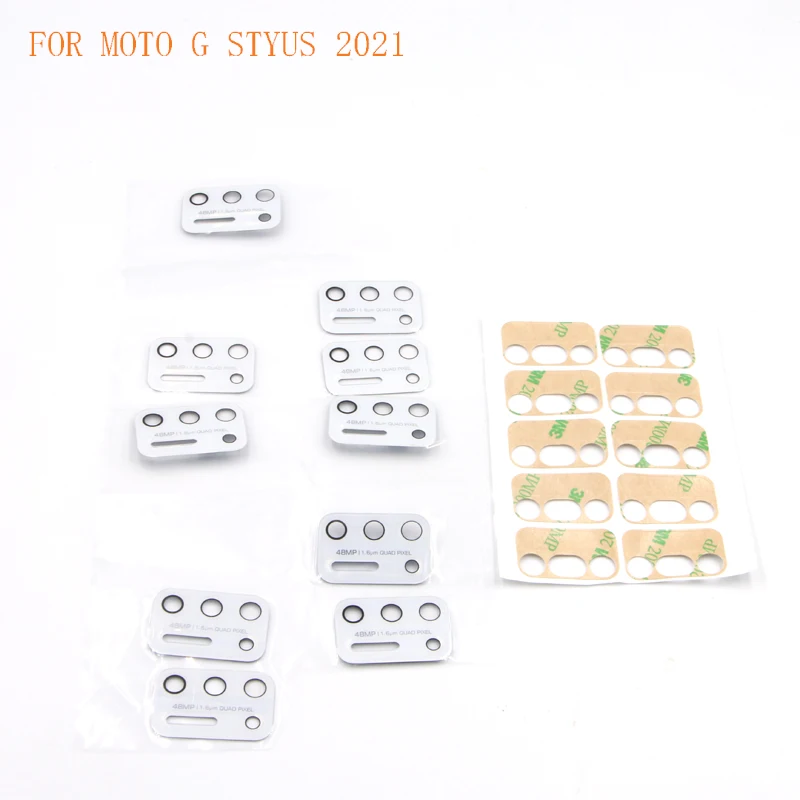 

For MOTORORA MOTO E7 E7 POWER E7 PLUS G PLAY G STYLUS 2021 Camera Glass Lens Cover With Sticker 50pcs Free Shipping