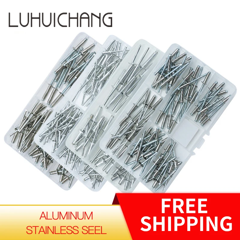 Заглушки метрические поп клепальщик сверлильный штифт алюминий / нержавеющая