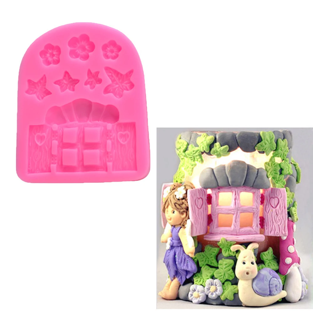 Новинка 2019 года: винтажные садовые феи для дома дверей окон цветов силиконовые