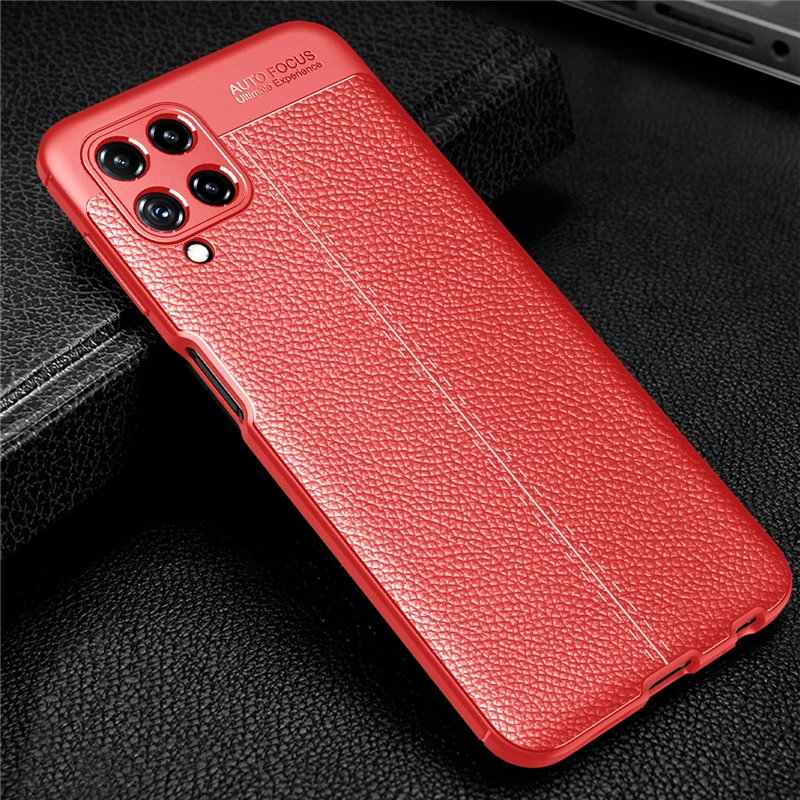 for samsung galaxy m32 case for samsung m52 a42 a22 m22 a41 m62 a32 a52 a72 m51 cover luxury leather soft silicone case fundas free global shipping