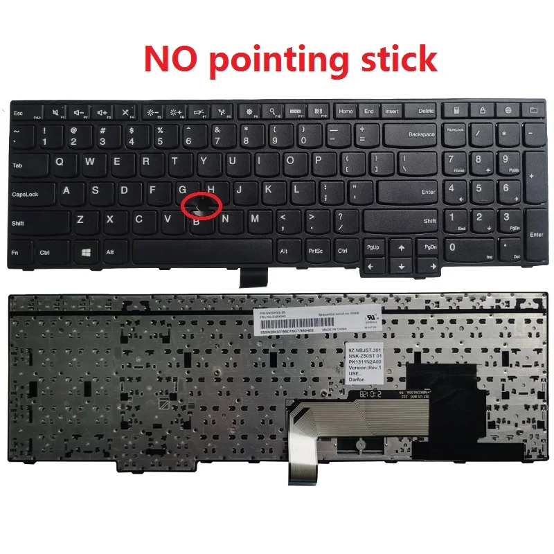 Клавиатура для IBM Lenovo Thinkpad E550 E550C E555 E560 E565 Английская 00HN000 00HN074 00HN037|lenovo thinkpad e550|thinkpad