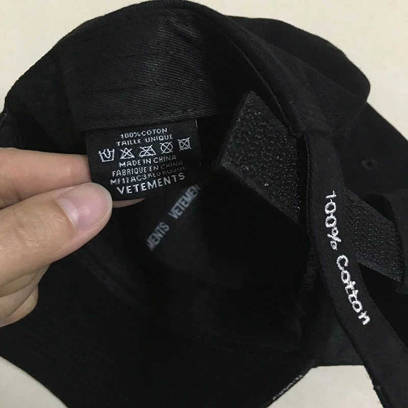 

Caps Men Vetements Women High Quality Embroidery Fashion Vetements Hats outdoor Black Baseball Cap Skateboard Vetements Caps