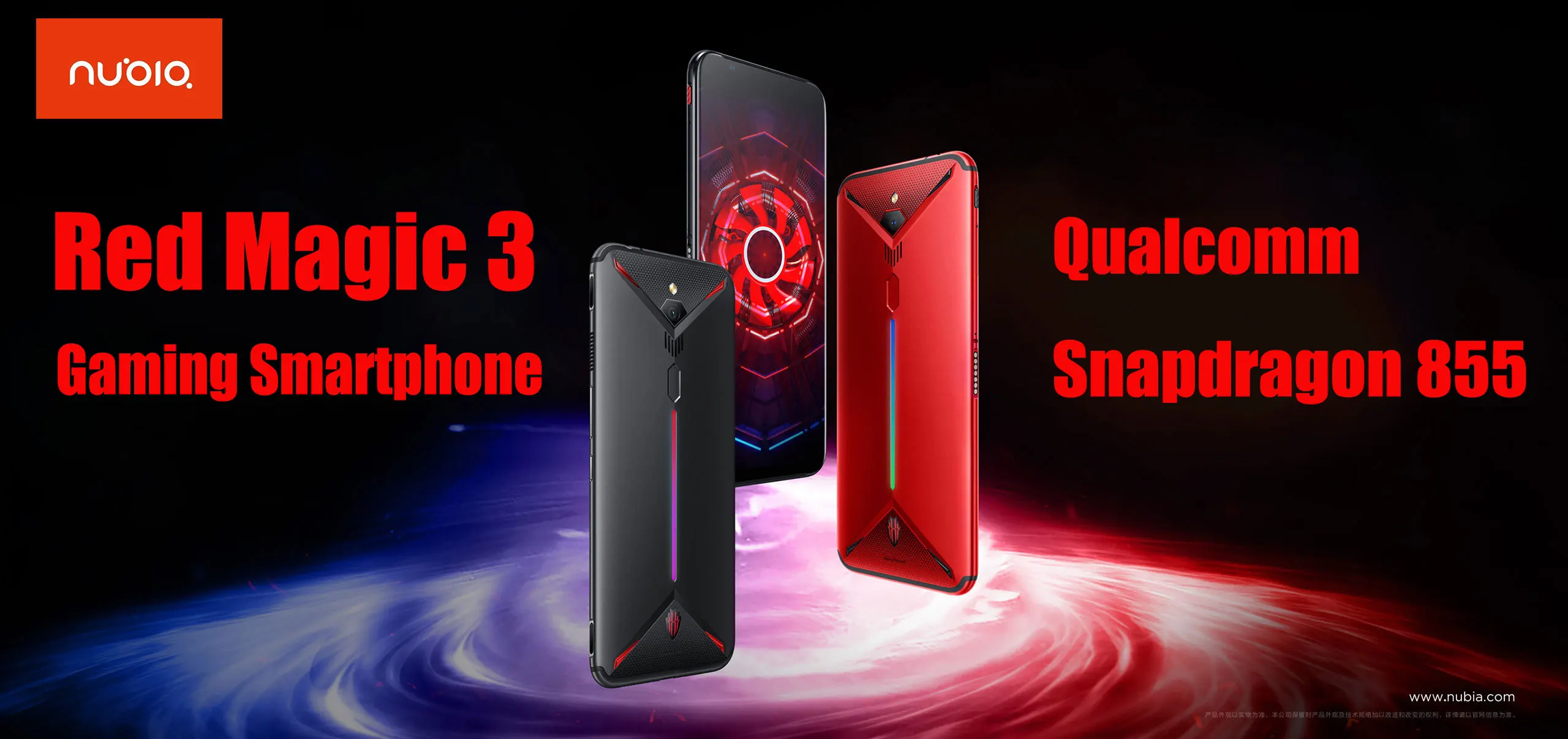 Глобальная версия zte Nubia Red Magic 3 6,6" восьмиядерный смартфон Snapdragon 855 с функцией распознавания отпечатков пальцев на фронтальной панели 48 МП 6 ГБ 128 ГБ 5000 мАч