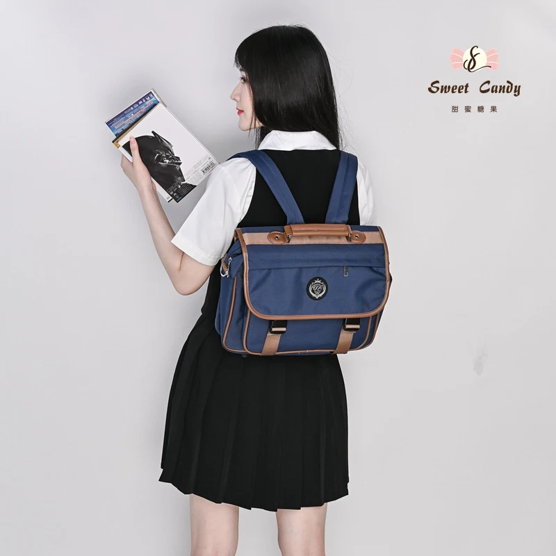 Japanese College Style Daily JK Uniform Bag Hight School DK Student Schoolbag Handbag Backpack Fashion Messenger computer bag