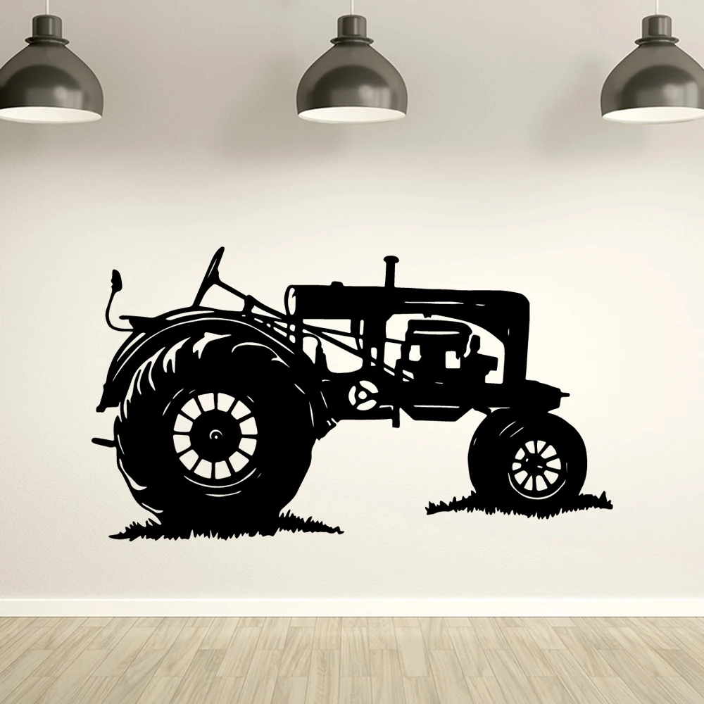 Классические наклейки на стену в виде трактора домашний декор для мальчиков