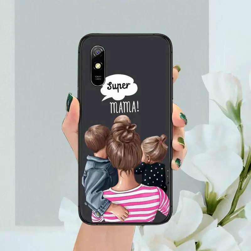 

Baby Mom Phone Case For Xiaomi Redmi note6 8 9 pro 7a 8T 9S K20 4X