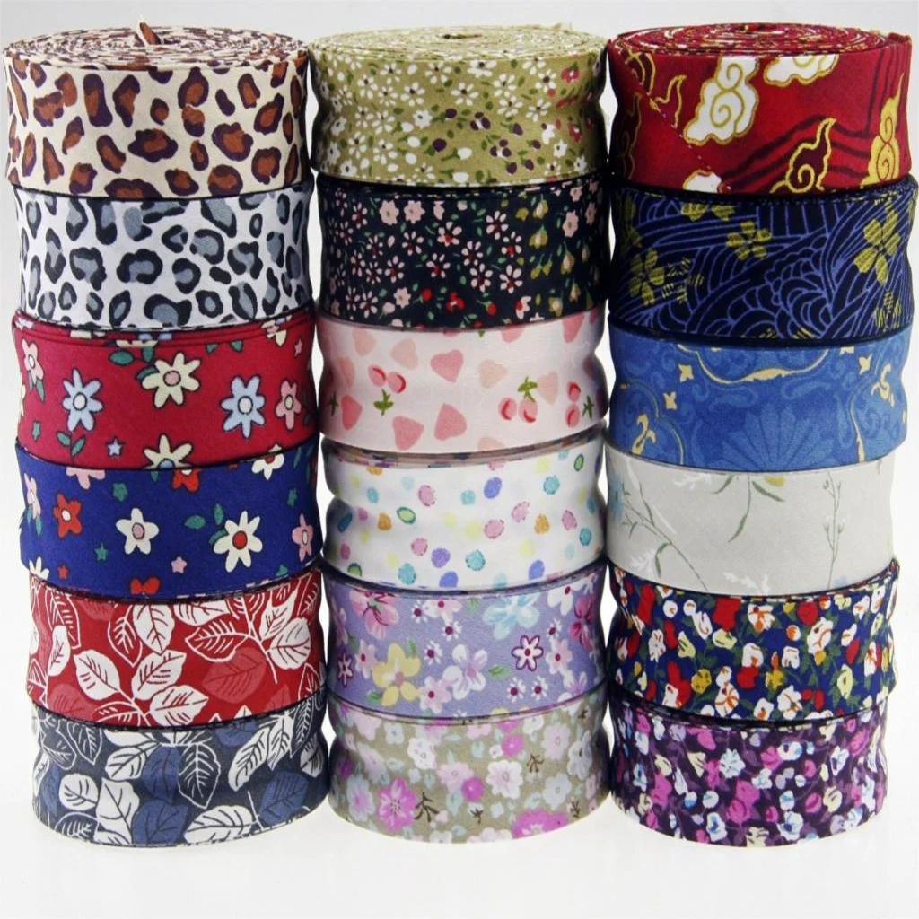 Ширина 25 мм (1 дюйм) с леопардовым принтом и цветочным листьев однослойная