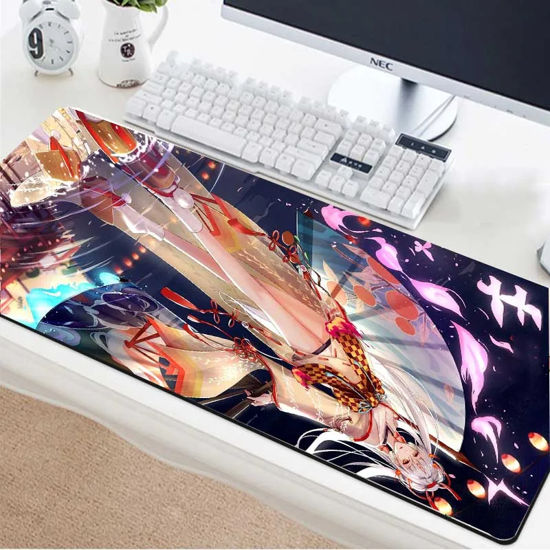 Yuzuoan beauty, 900x400X3 мм, розовые цветы, расширенный игровой коврик для мыши, коврики для мыши, большой размер, Настольный коврик для офиса, Большой Оверлок